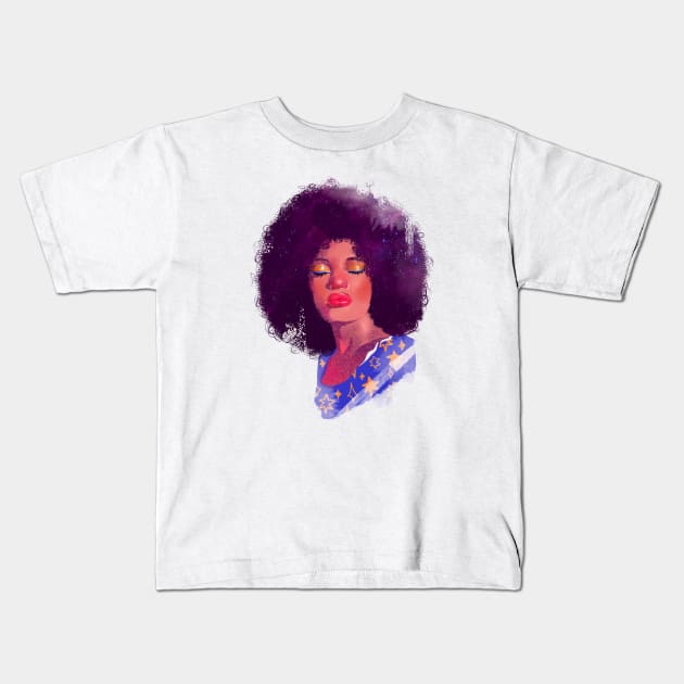 Black Girl Magic Kids T-Shirt by megglester